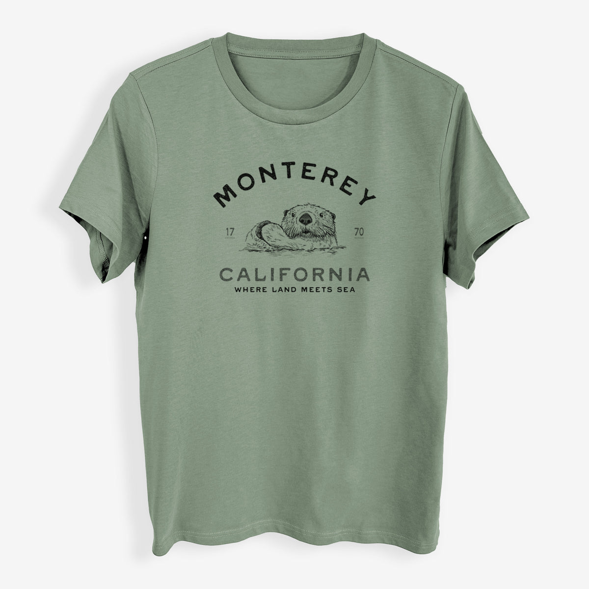 Monterey Sea Otter - Womens Everyday Maple Tee