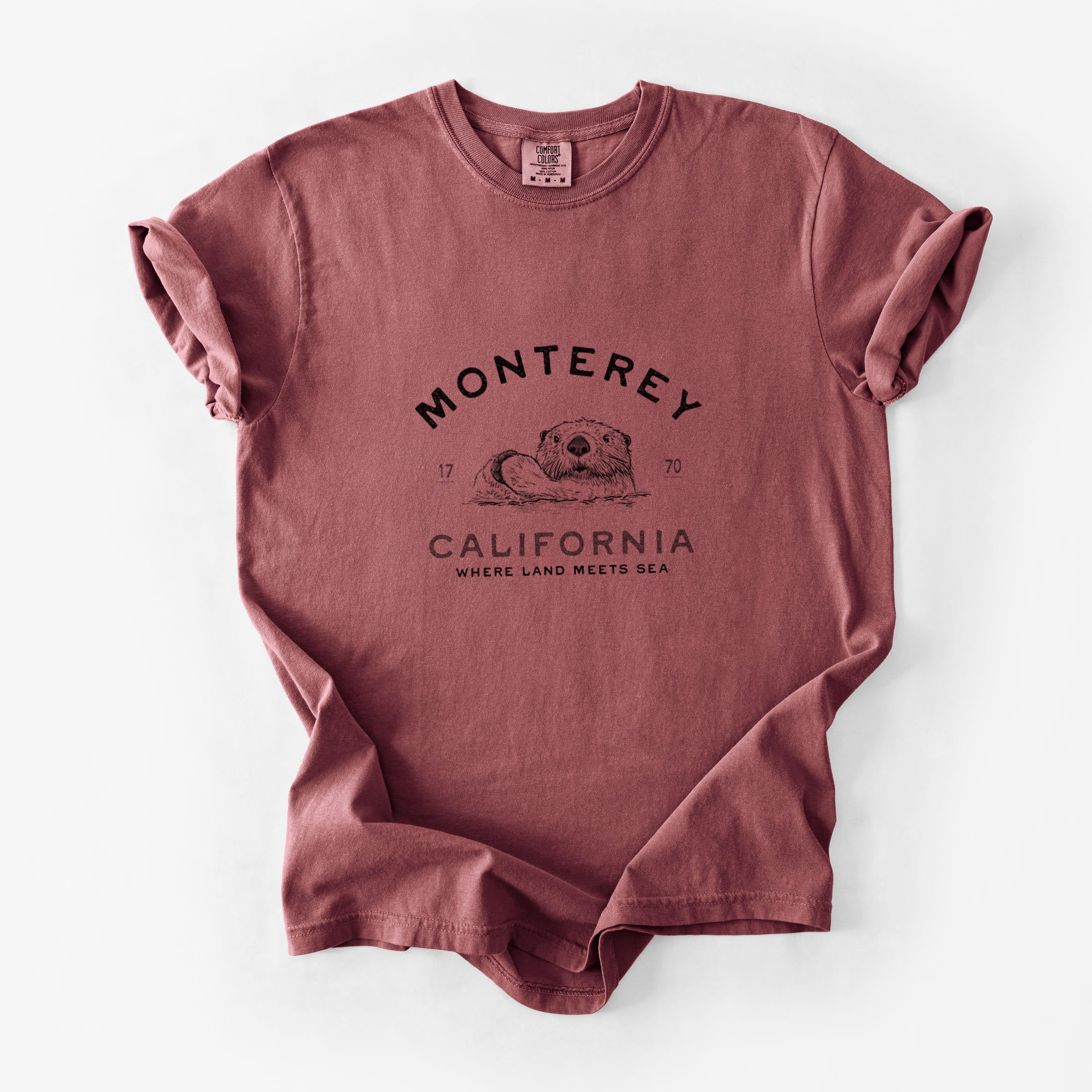 Monterey Sea Otter - Unisex Comfort Colors Garment-Dyed Heavyweight T-shirt