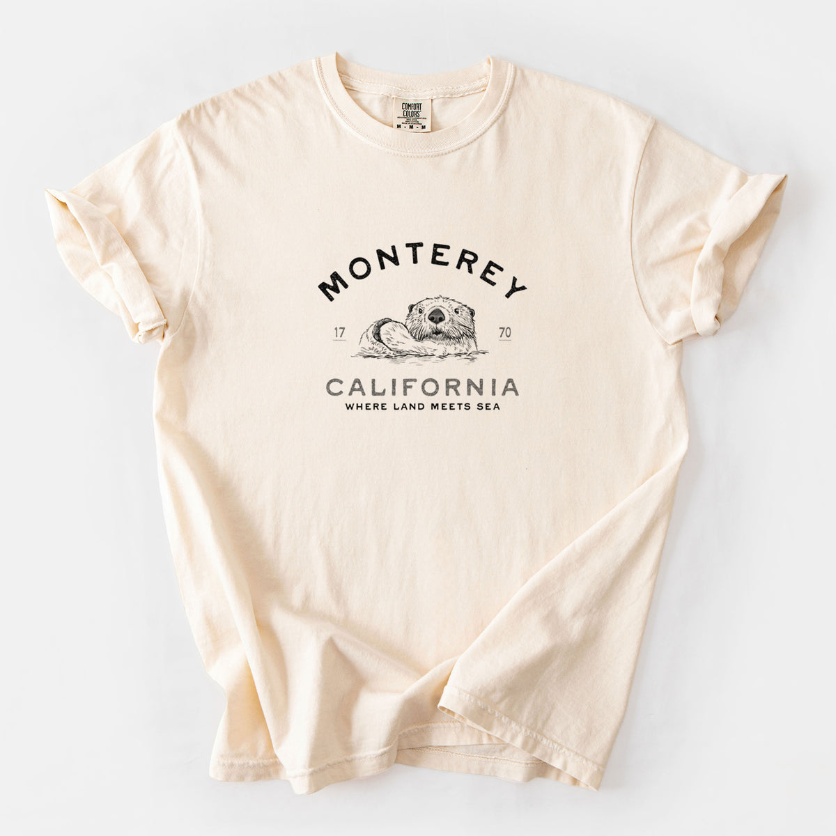 Monterey Sea Otter - Unisex Comfort Colors Garment-Dyed Heavyweight T-shirt