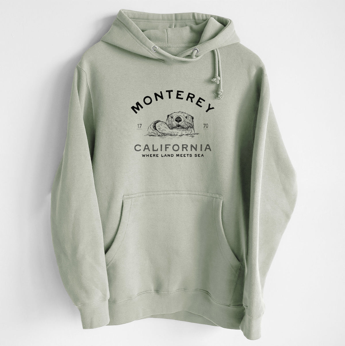 Monterey Sea Otter - Heavyweight Fleece Hoodie