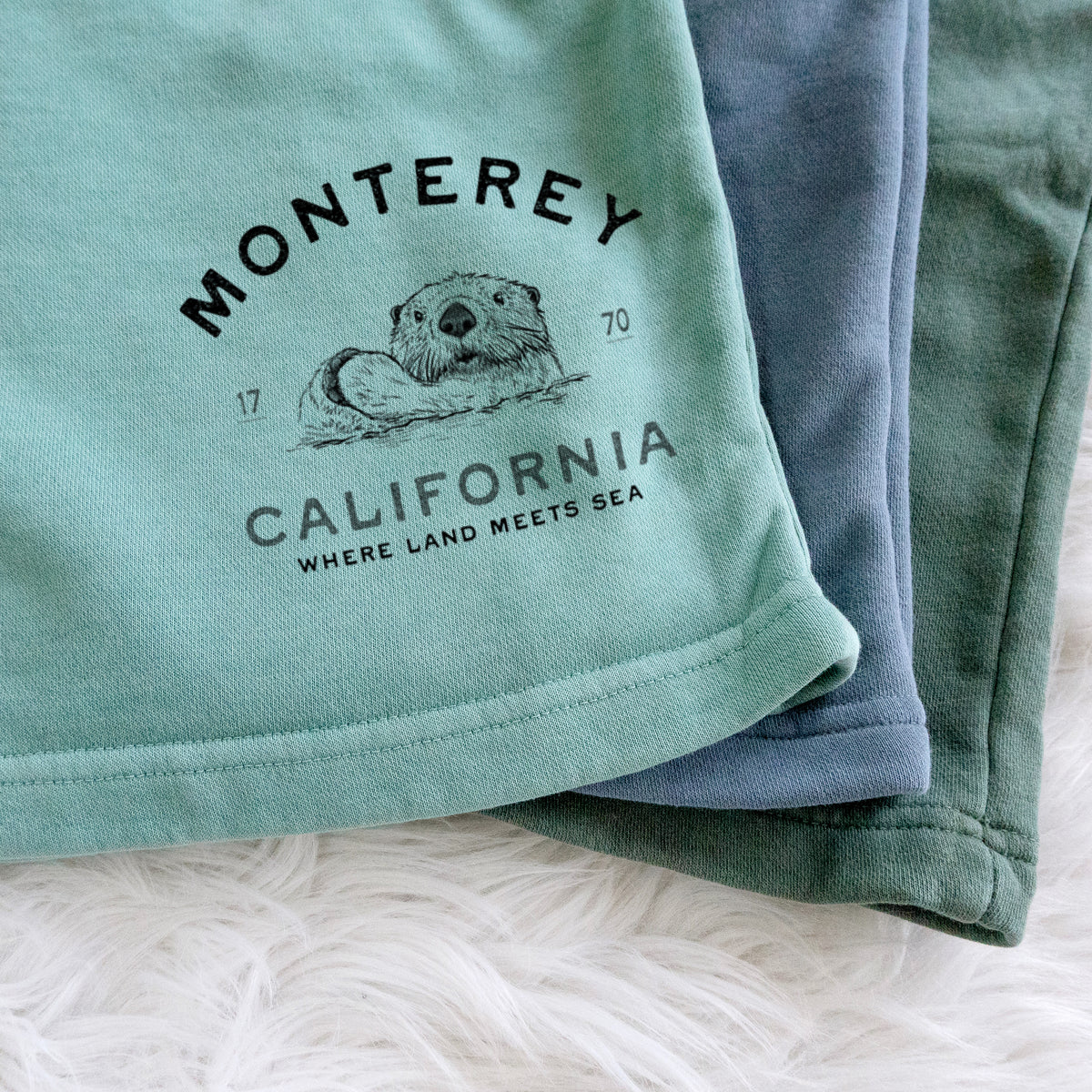Monterey Sea Otter - Unisex Pigment Dyed Shorts