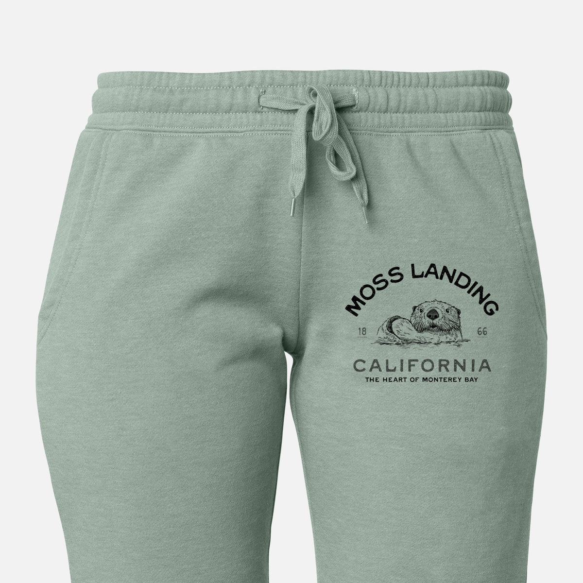 Moss Landing California - Sea Otter - Women's Cali Wave Jogger Sweatpants