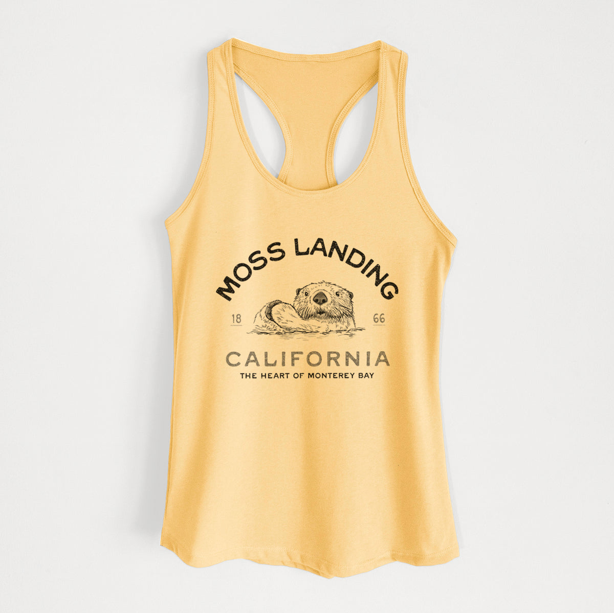 Moss Landing California - Sea Otter - Women's Racerback Tanktop