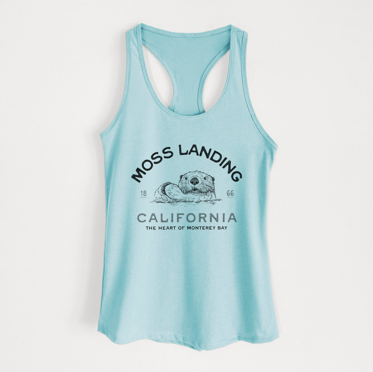 Moss Landing California - Sea Otter - Women's Racerback Tanktop