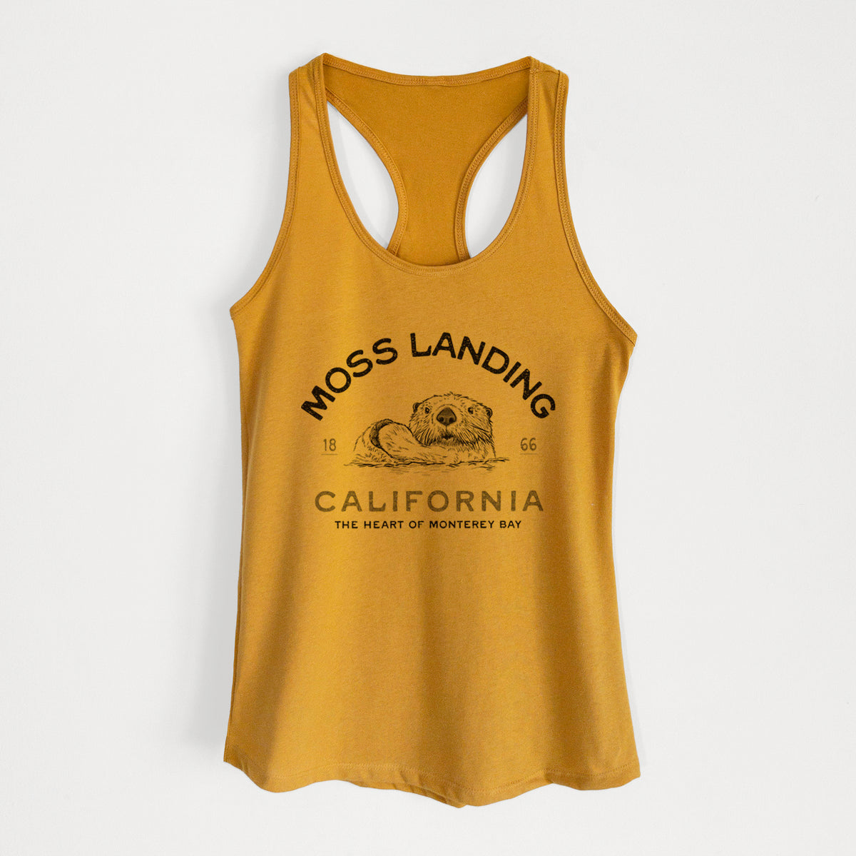 Moss Landing California - Sea Otter - Women's Racerback Tanktop