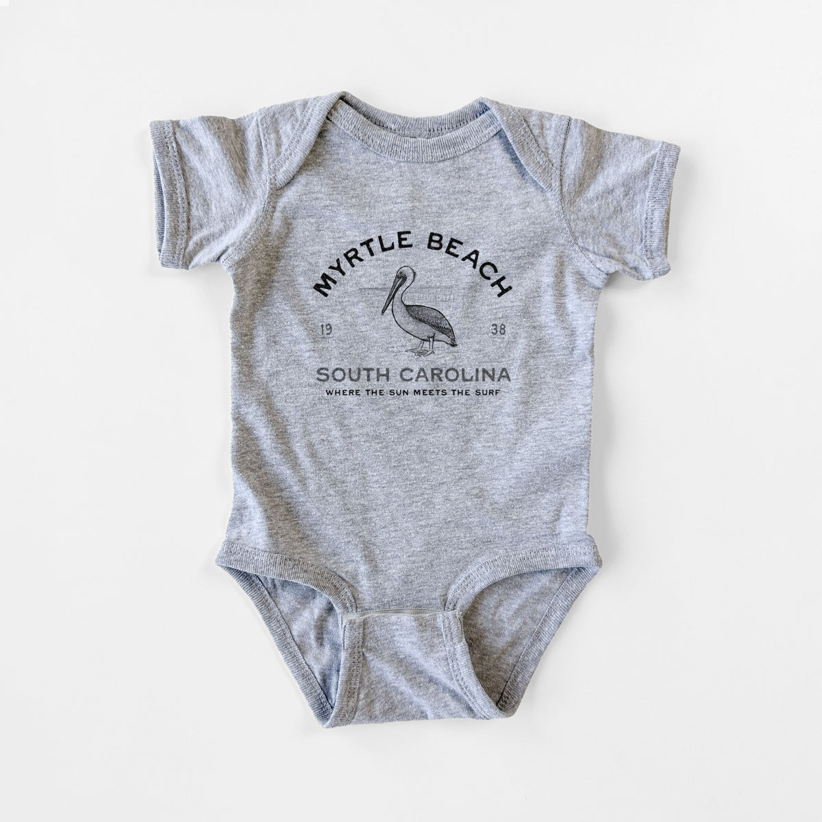 Myrtle Beach Pelican - Baby Fine Jersey Bodysuit