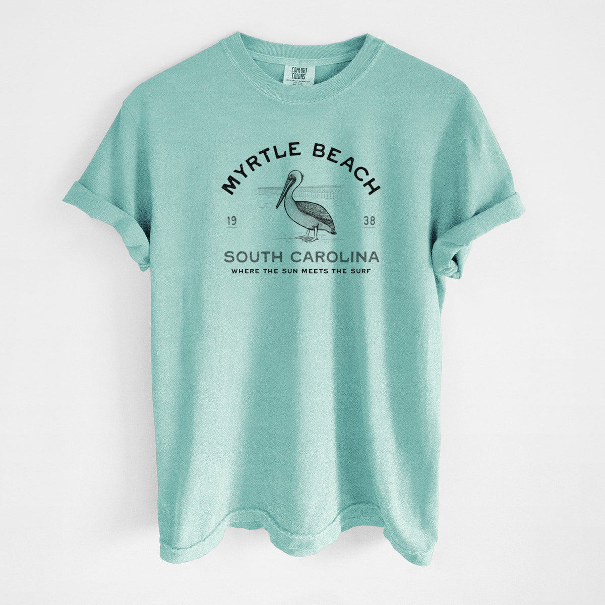 Myrtle Beach Pelican - Unisex Comfort Colors Garment-Dyed Heavyweight T-shirt