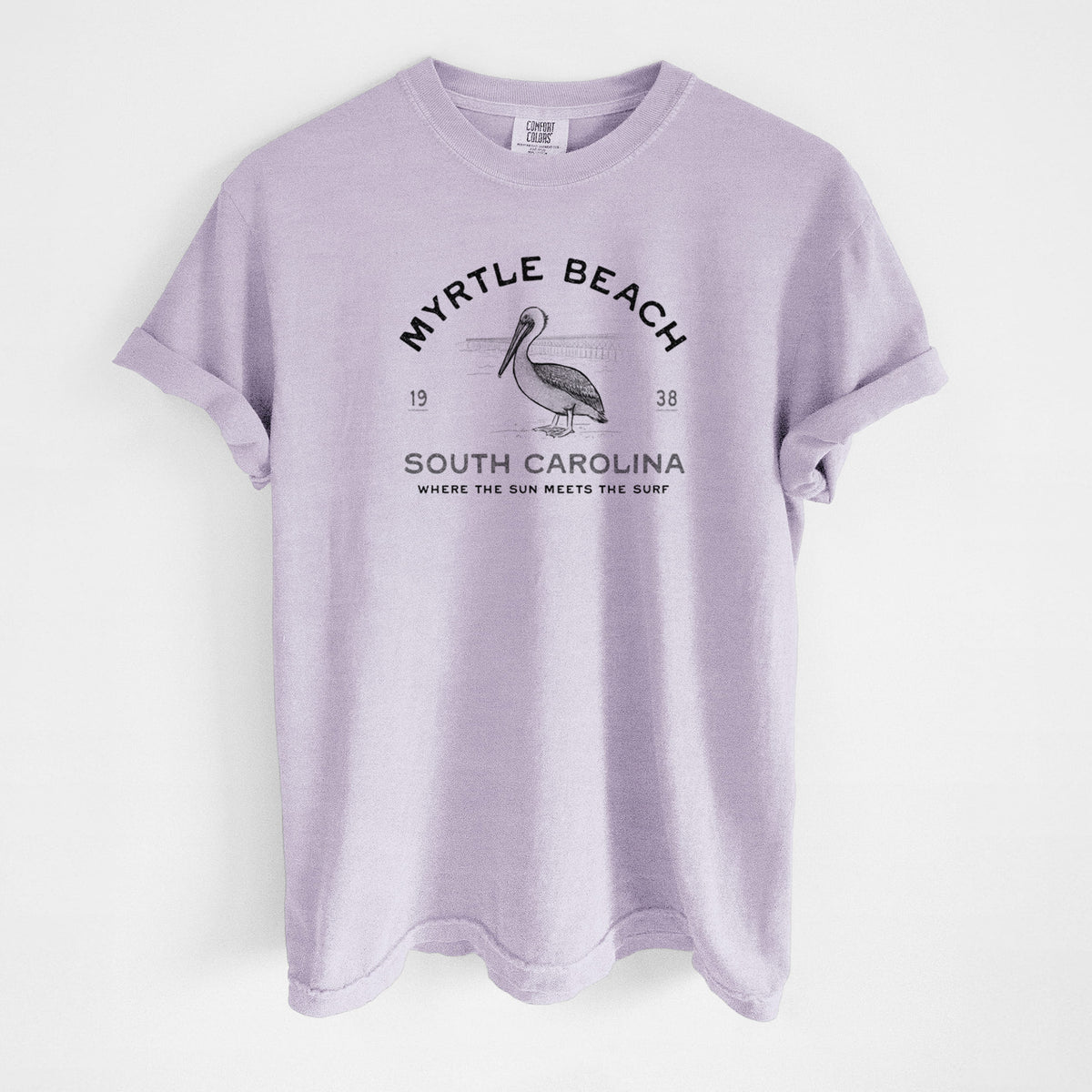 Myrtle Beach Pelican - Unisex Comfort Colors Garment-Dyed Heavyweight T-shirt