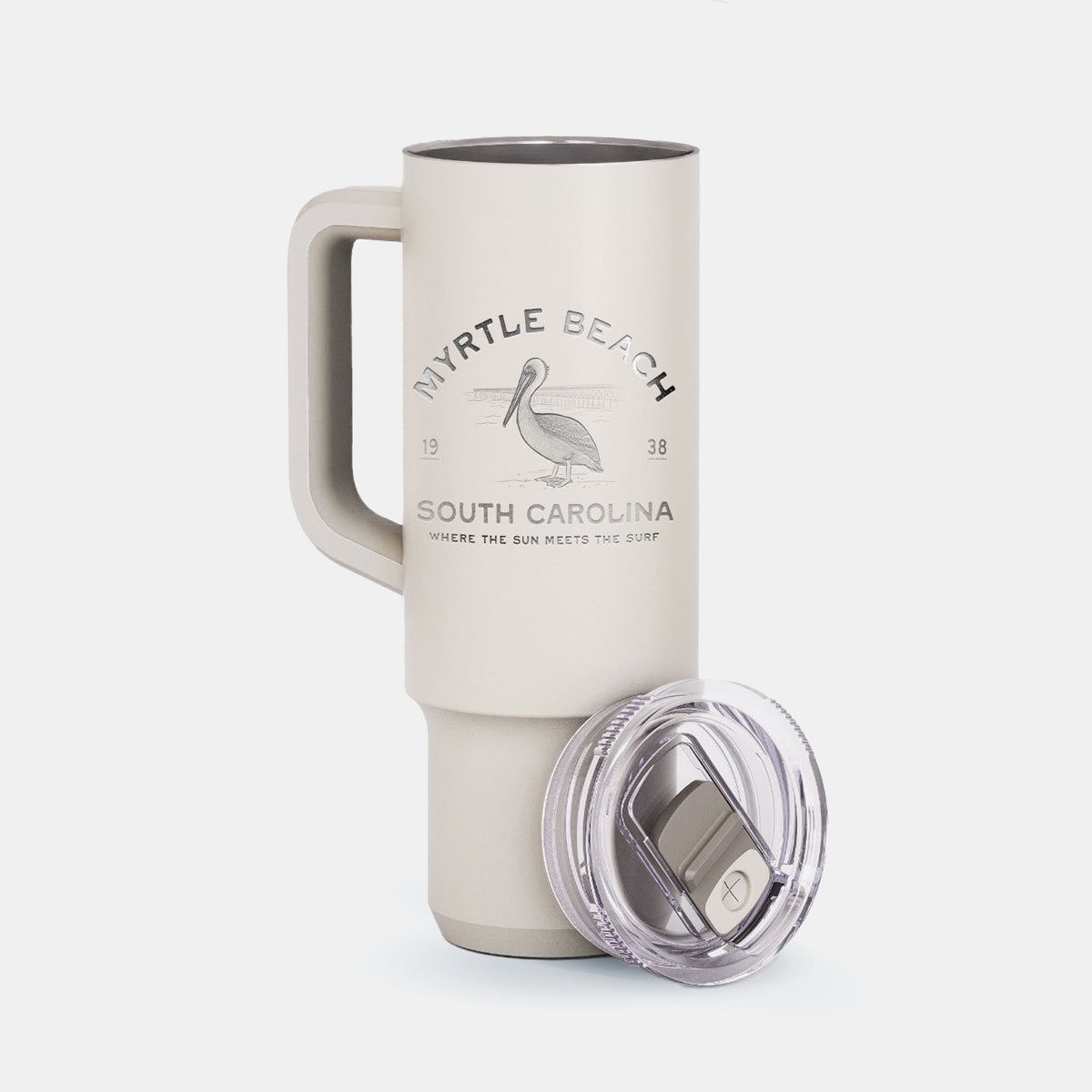 Myrtle Beach Pelican - 40oz Skinny Recharge Tumbler