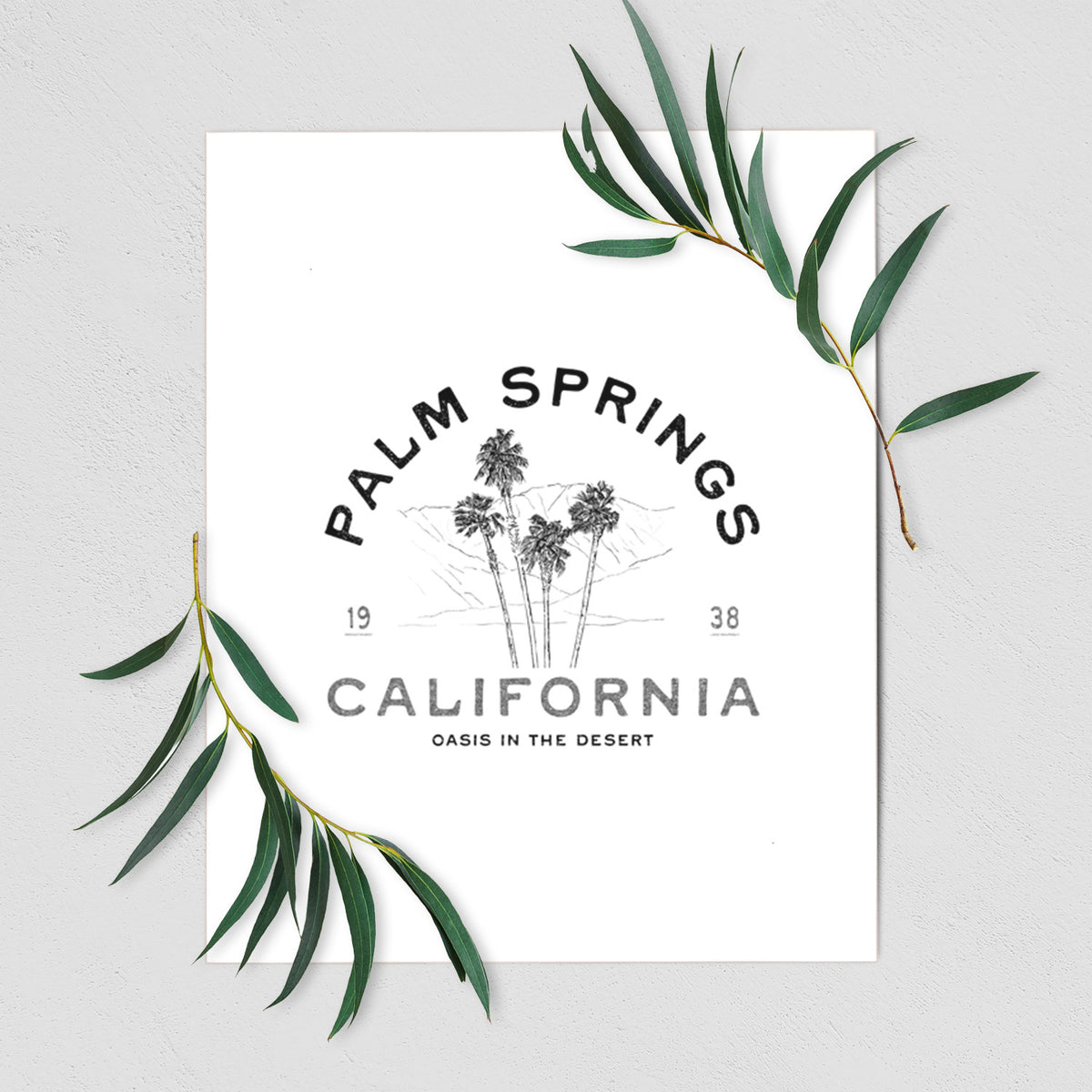 Palm Springs Palms - Fine Art Print