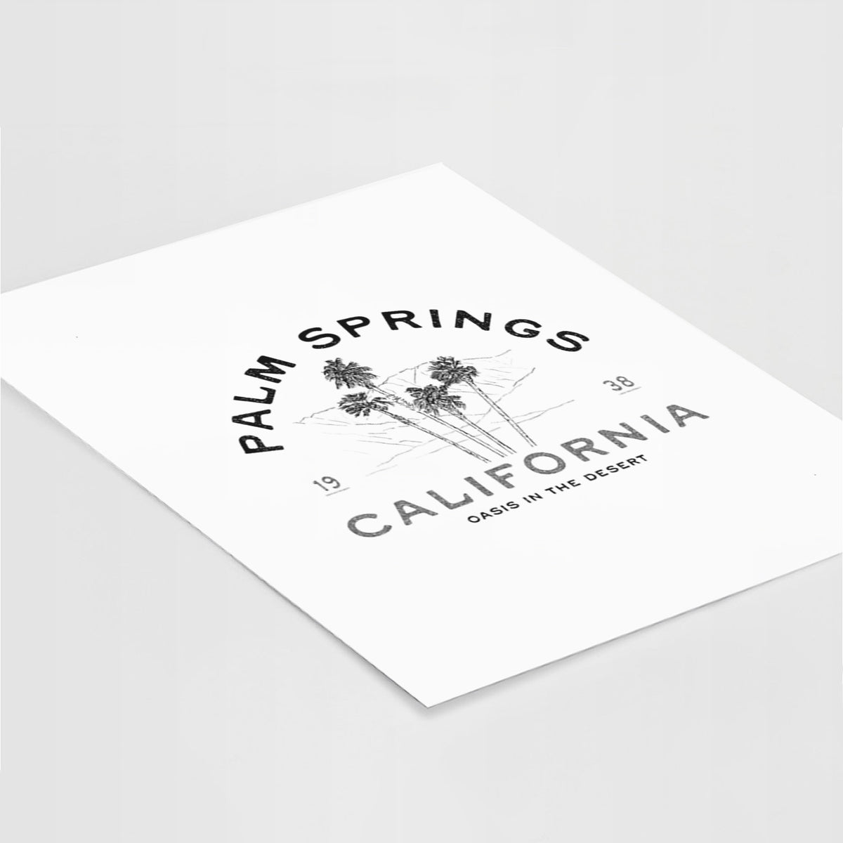 Palm Springs Palms - Fine Art Print