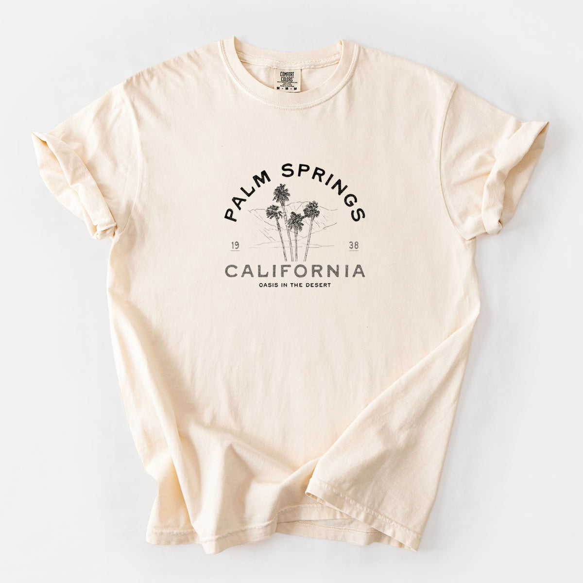 Palm Springs Palms - Unisex Comfort Colors Garment-Dyed Heavyweight T-shirt