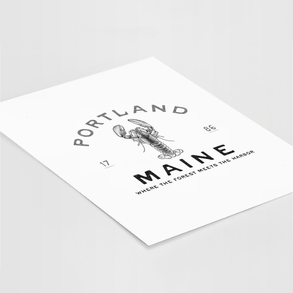 Portland Maine Lobster - Fine Art Print