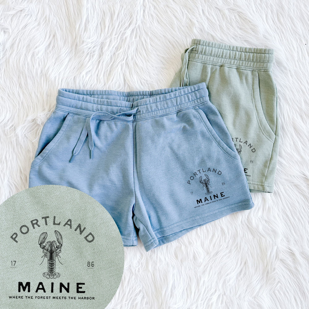 Portland Maine Lobster - Women's Cali Wave Shorts