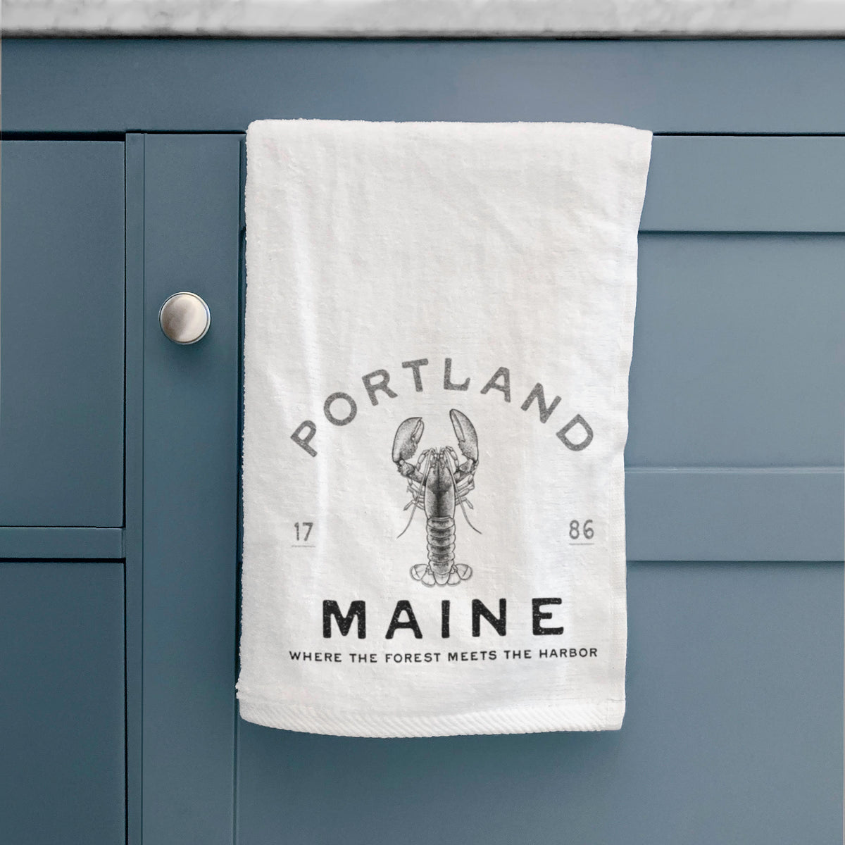 Portland Maine Lobster Premium Decorative Hand Towel