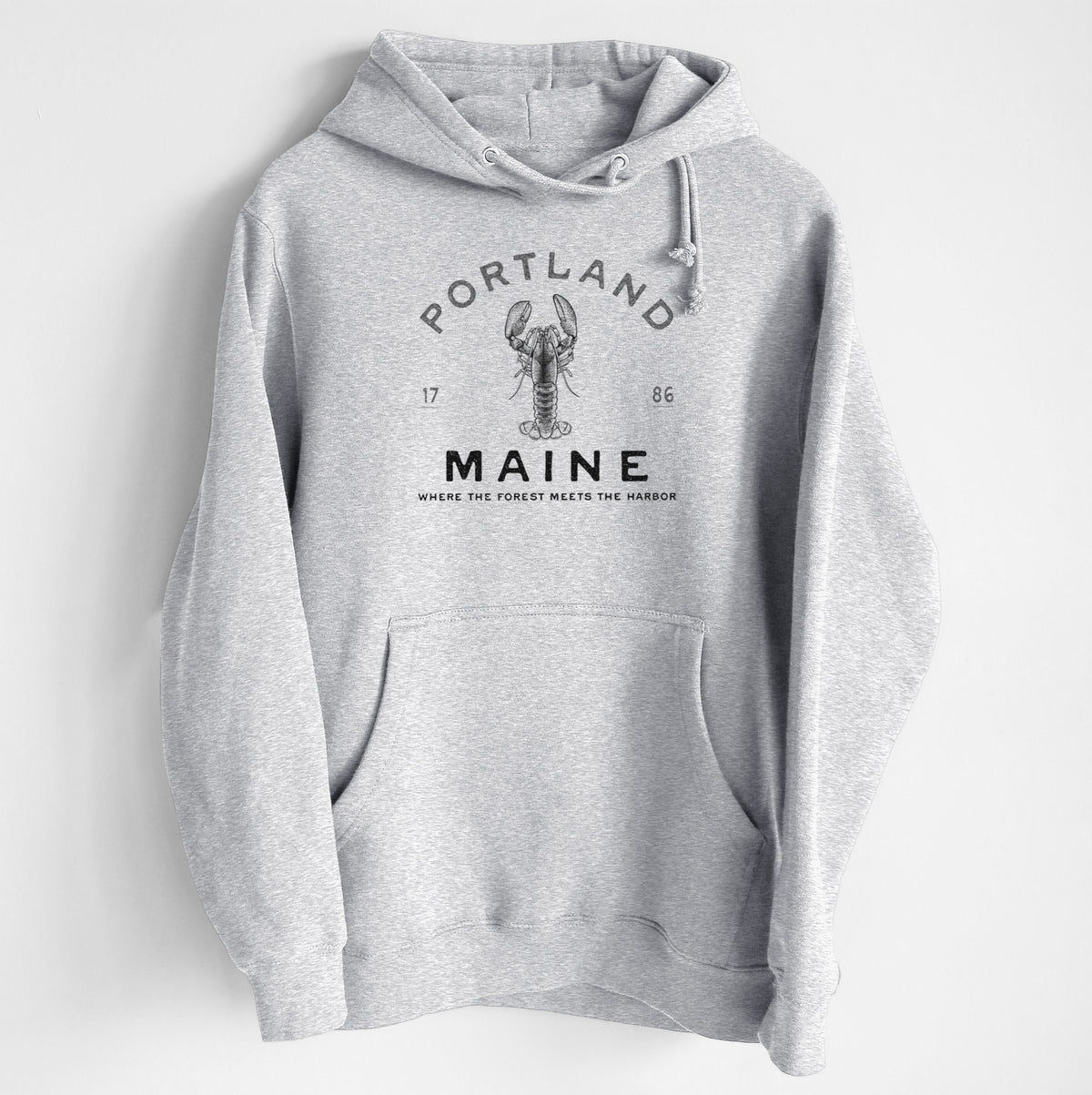 Portland Maine Lobster - Heavyweight Fleece Hoodie