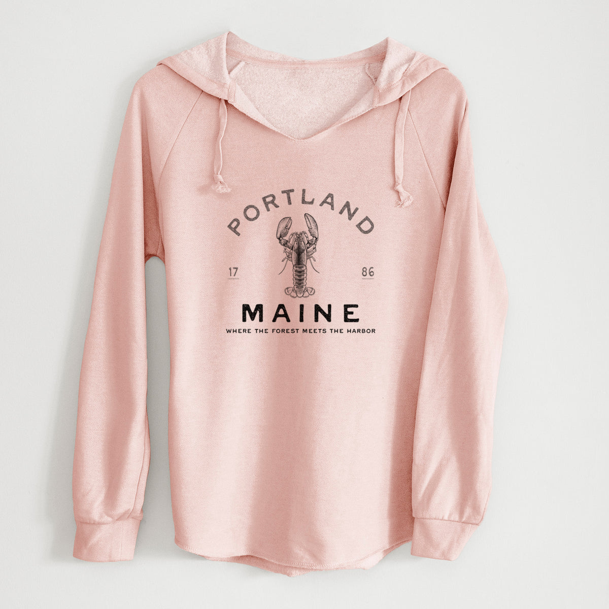 Portland Maine Lobster - Cali Wave Hooded Sweatshirt
