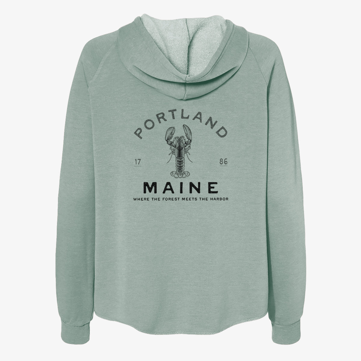Portland Maine Lobster - Women's Cali Wave Zip-Up Sweatshirt