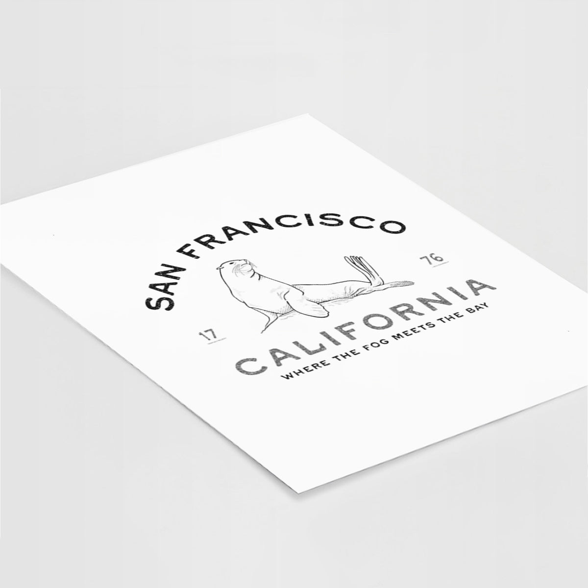 San Francisco California - Sea Lion - Fine Art Print