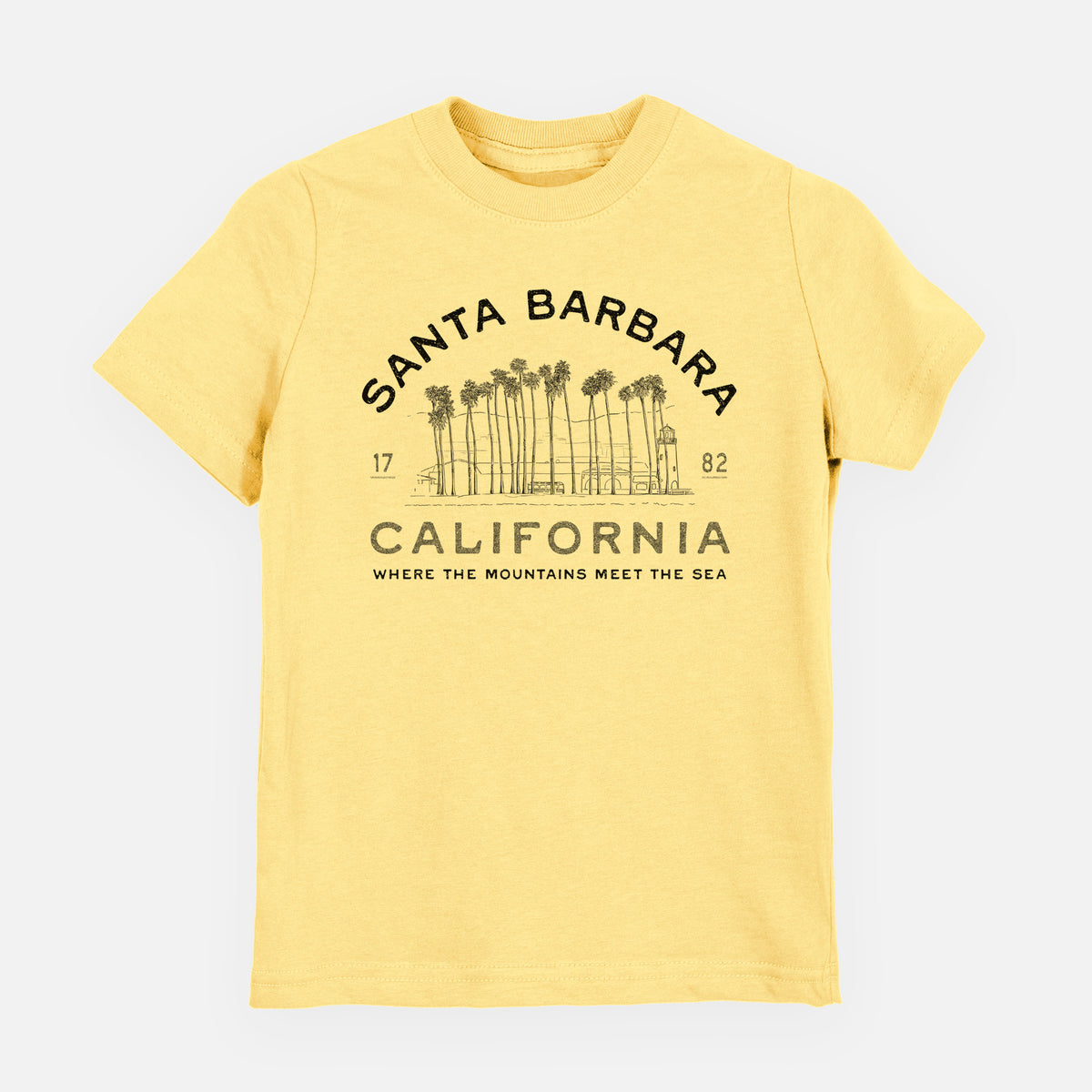 Santa Barbara California - Row of Palms - Toddler/Youth Shirt