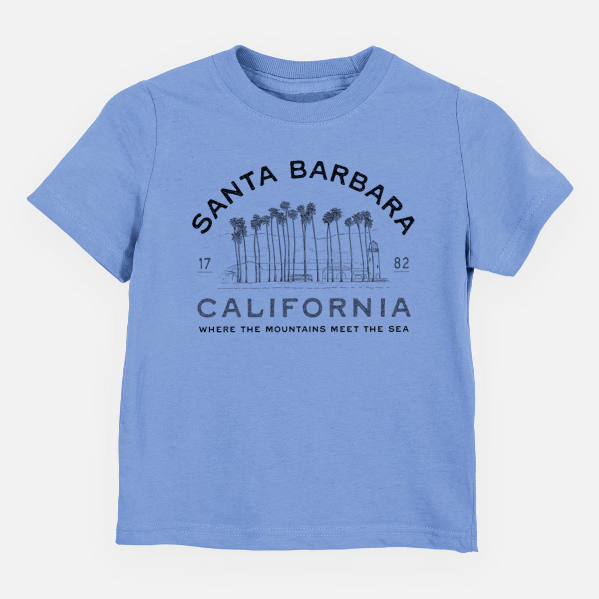 Santa Barbara California - Row of Palms - Toddler/Youth Shirt
