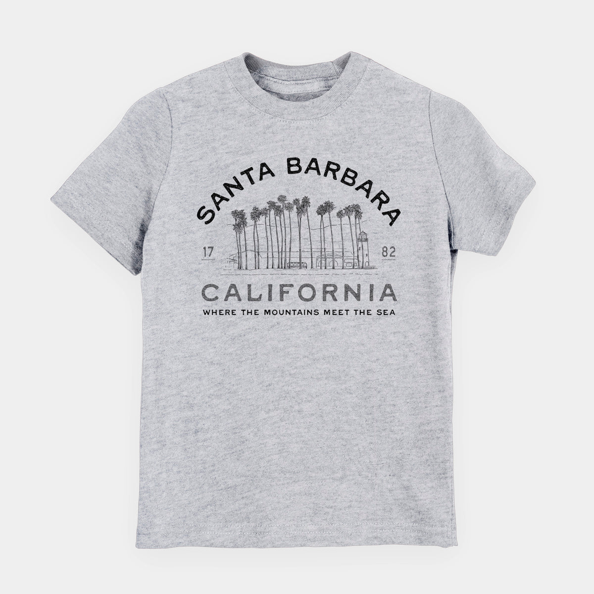 Santa Barbara California - Row of Palms - Toddler/Youth Shirt
