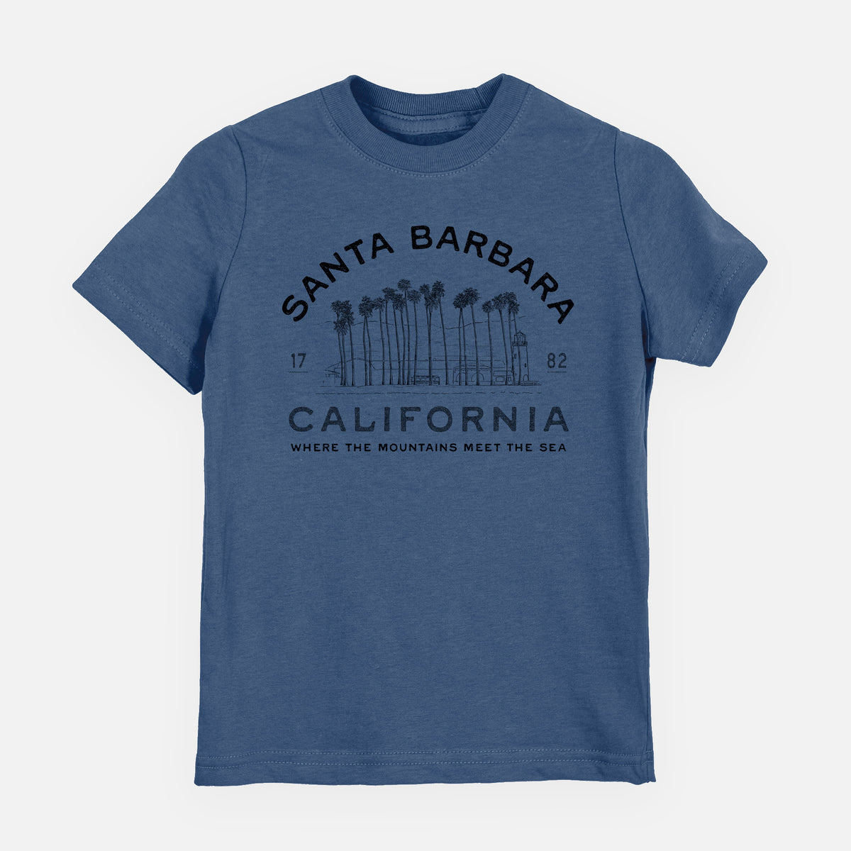 Santa Barbara California - Row of Palms - Toddler/Youth Shirt