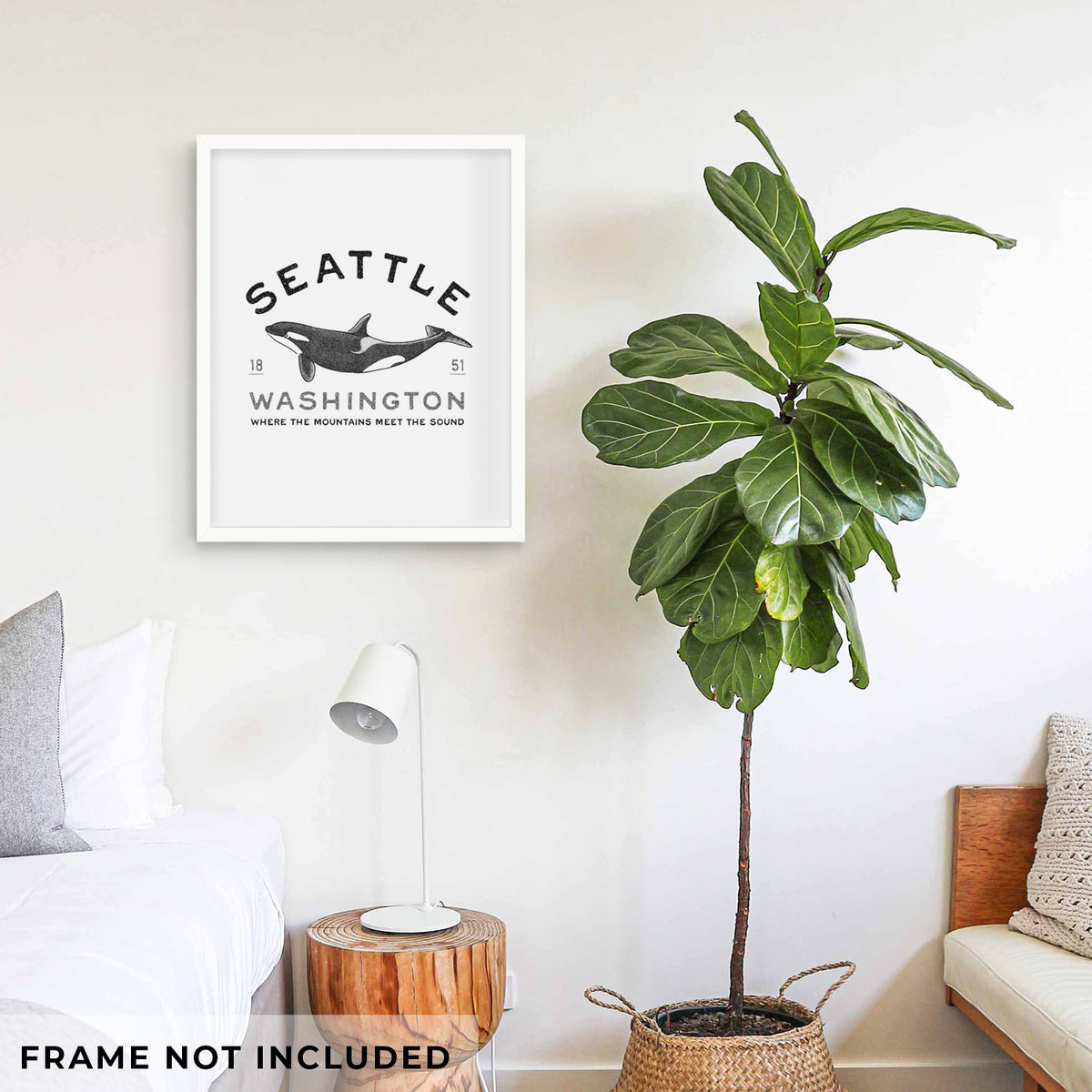 Seattle Washington - Orca - Fine Art Print