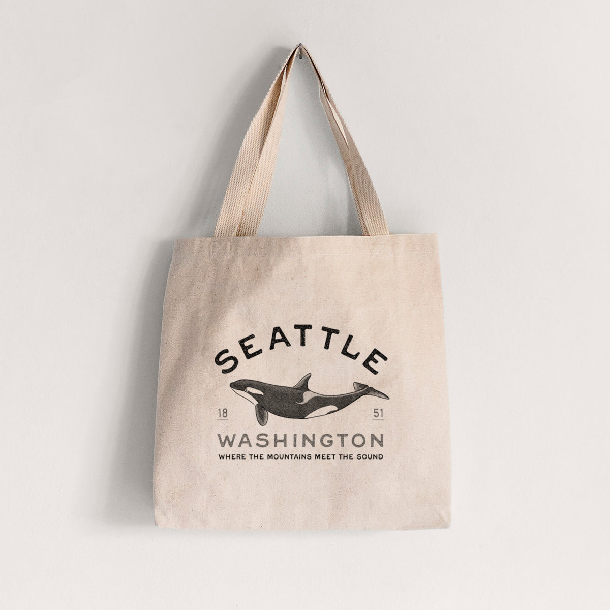 Seattle Washington - Orca - Tote Bag