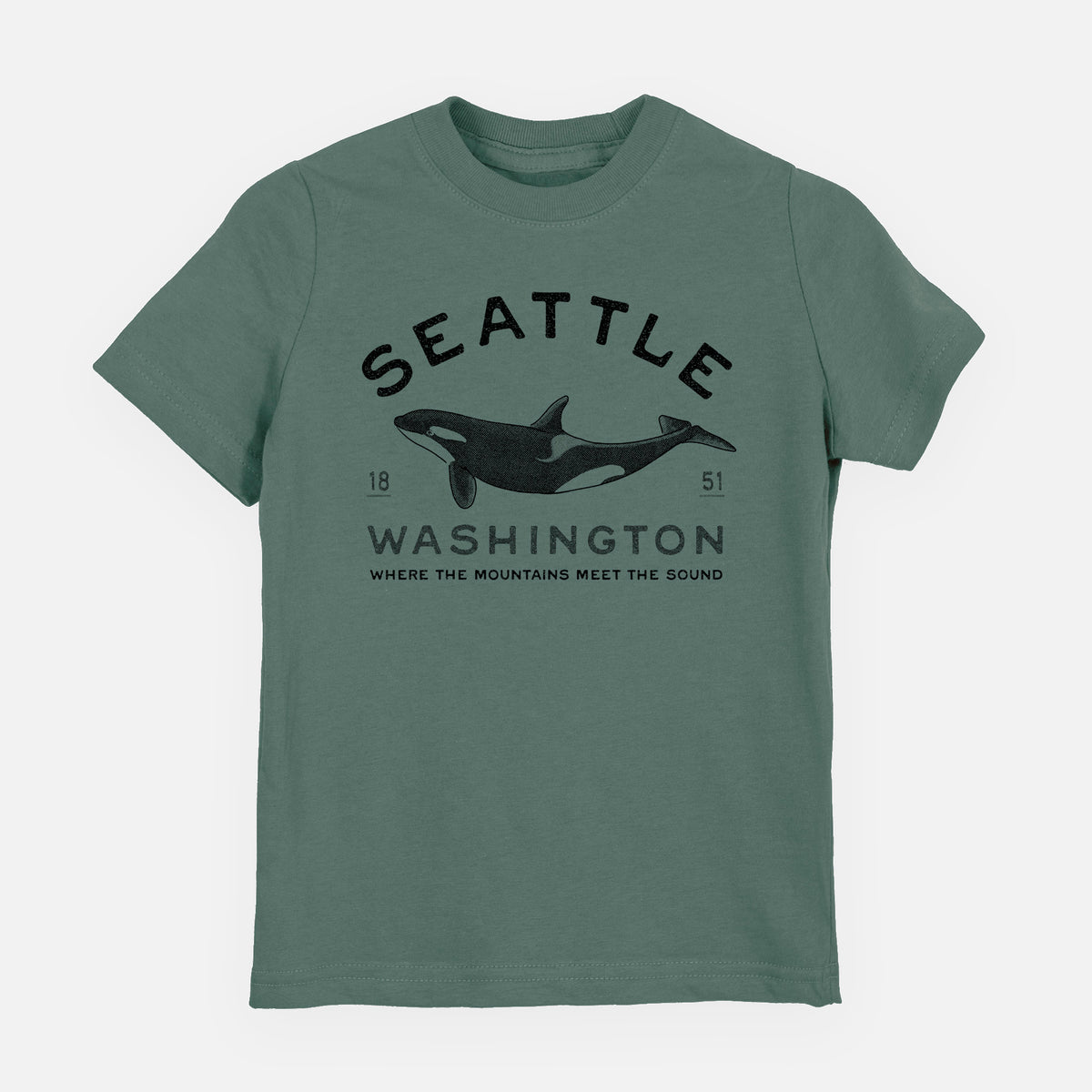 Seattle Washington - Orca - Toddler/Youth Shirt