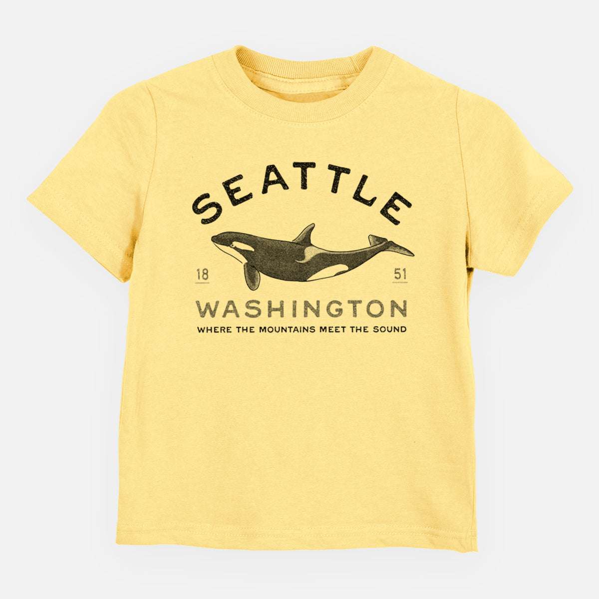 Seattle Washington - Orca - Toddler/Youth Shirt