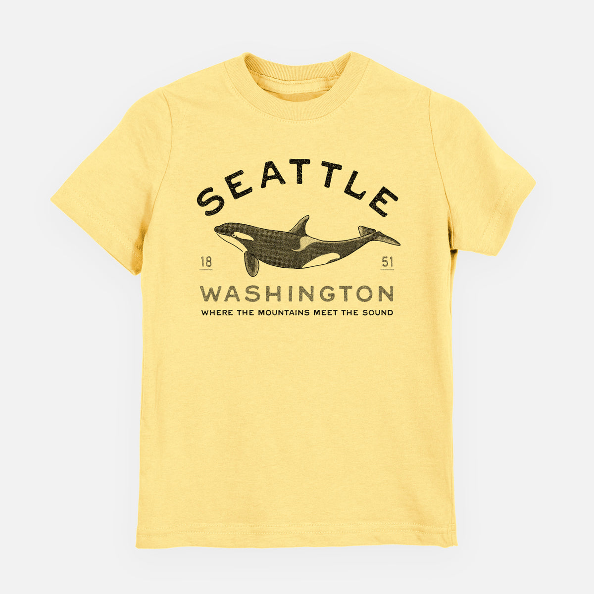 Seattle Washington - Orca - Toddler/Youth Shirt