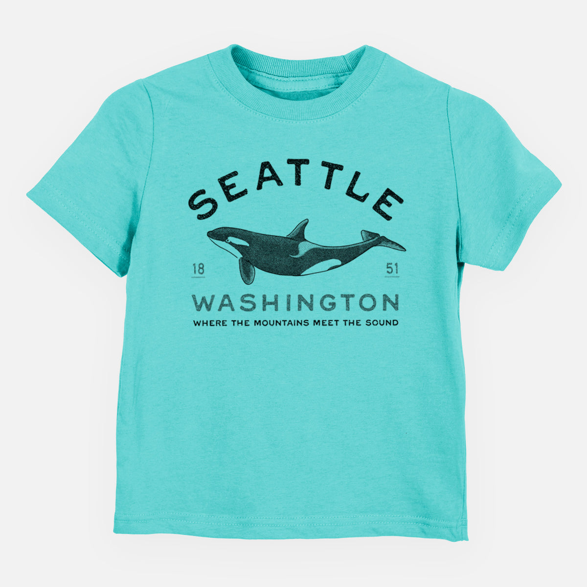 Seattle Washington - Orca - Toddler/Youth Shirt