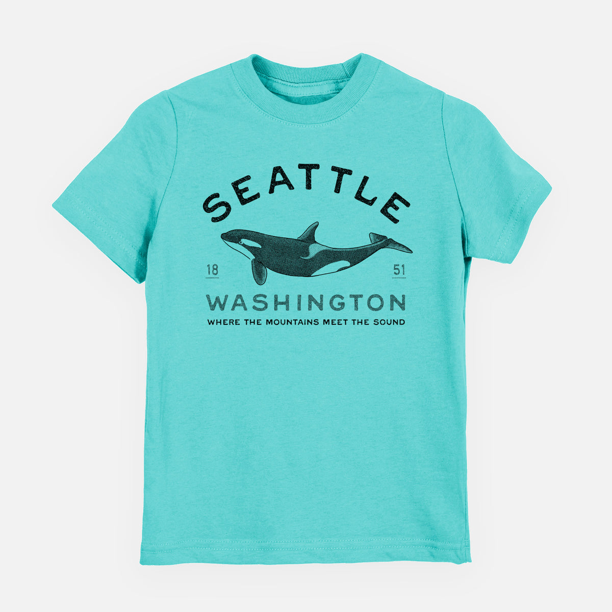 Seattle Washington - Orca - Toddler/Youth Shirt