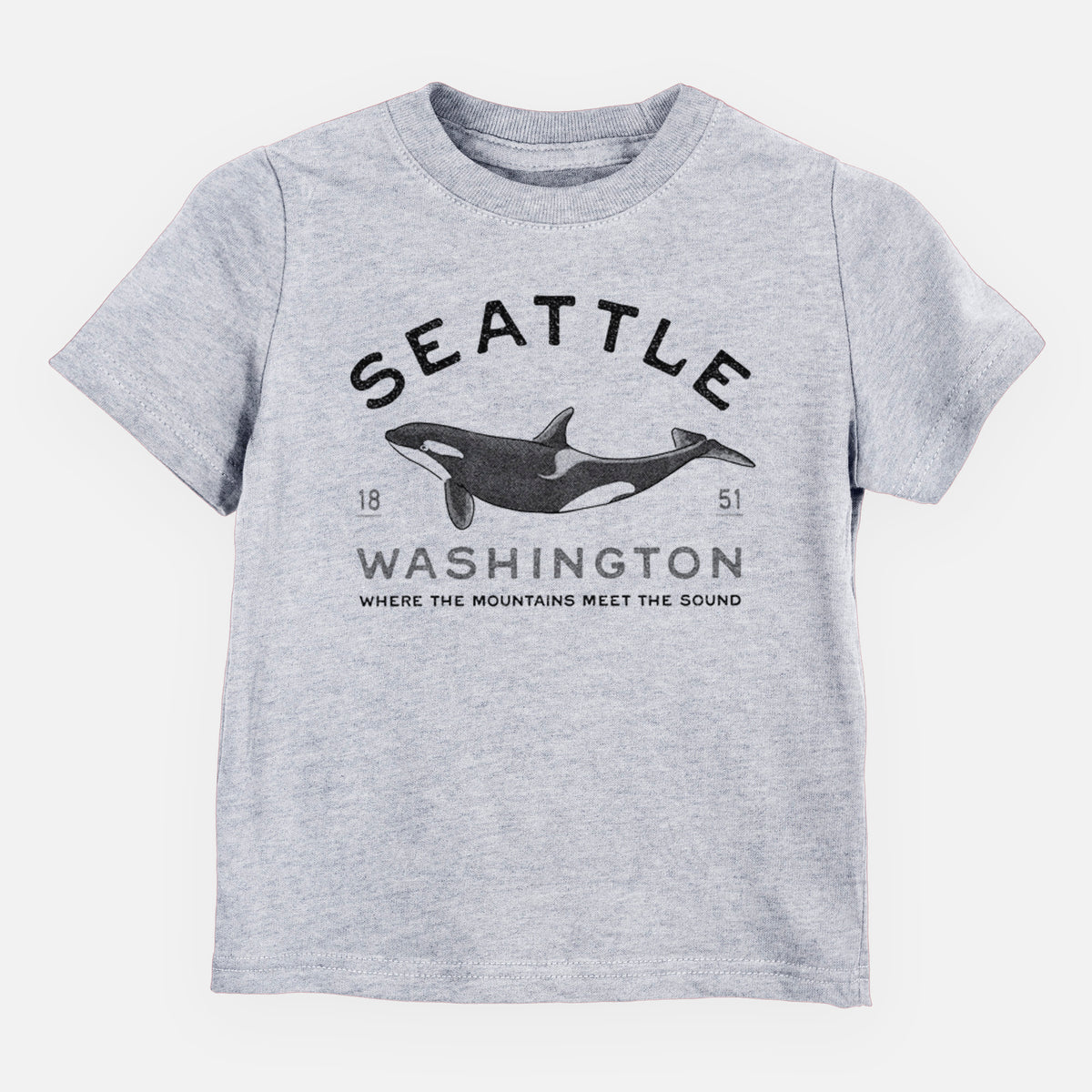 Seattle Washington - Orca - Toddler/Youth Shirt