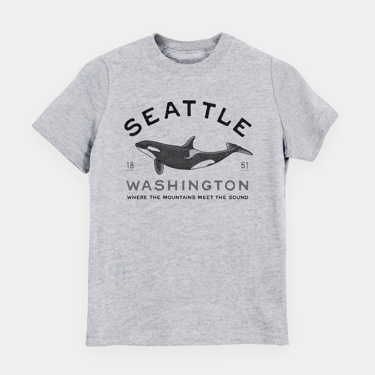 Seattle Washington - Orca - Toddler/Youth Shirt