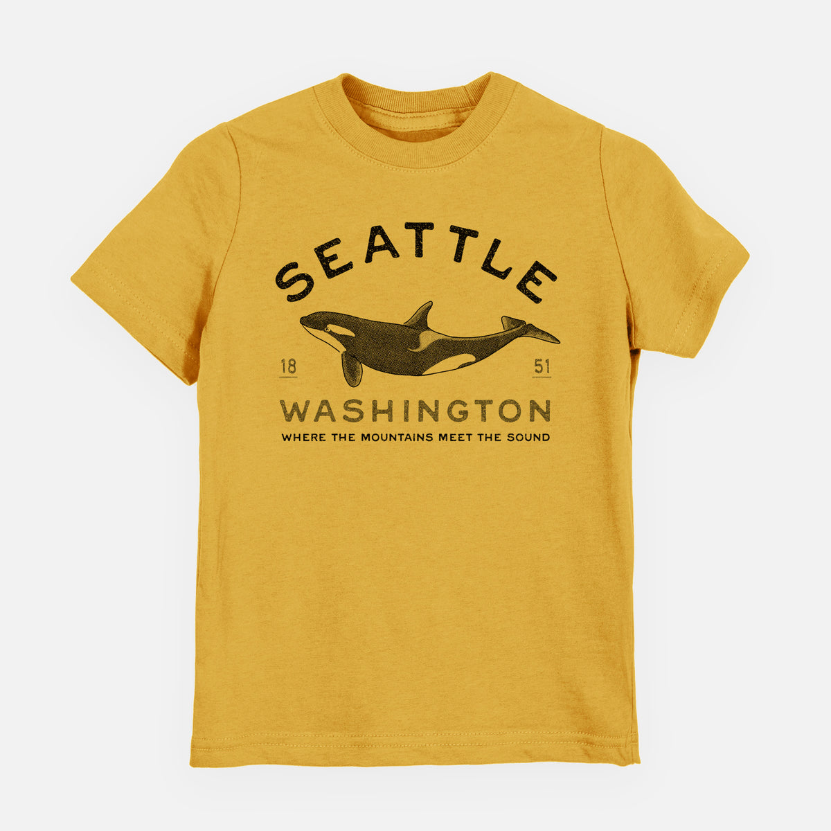 Seattle Washington - Orca - Toddler/Youth Shirt