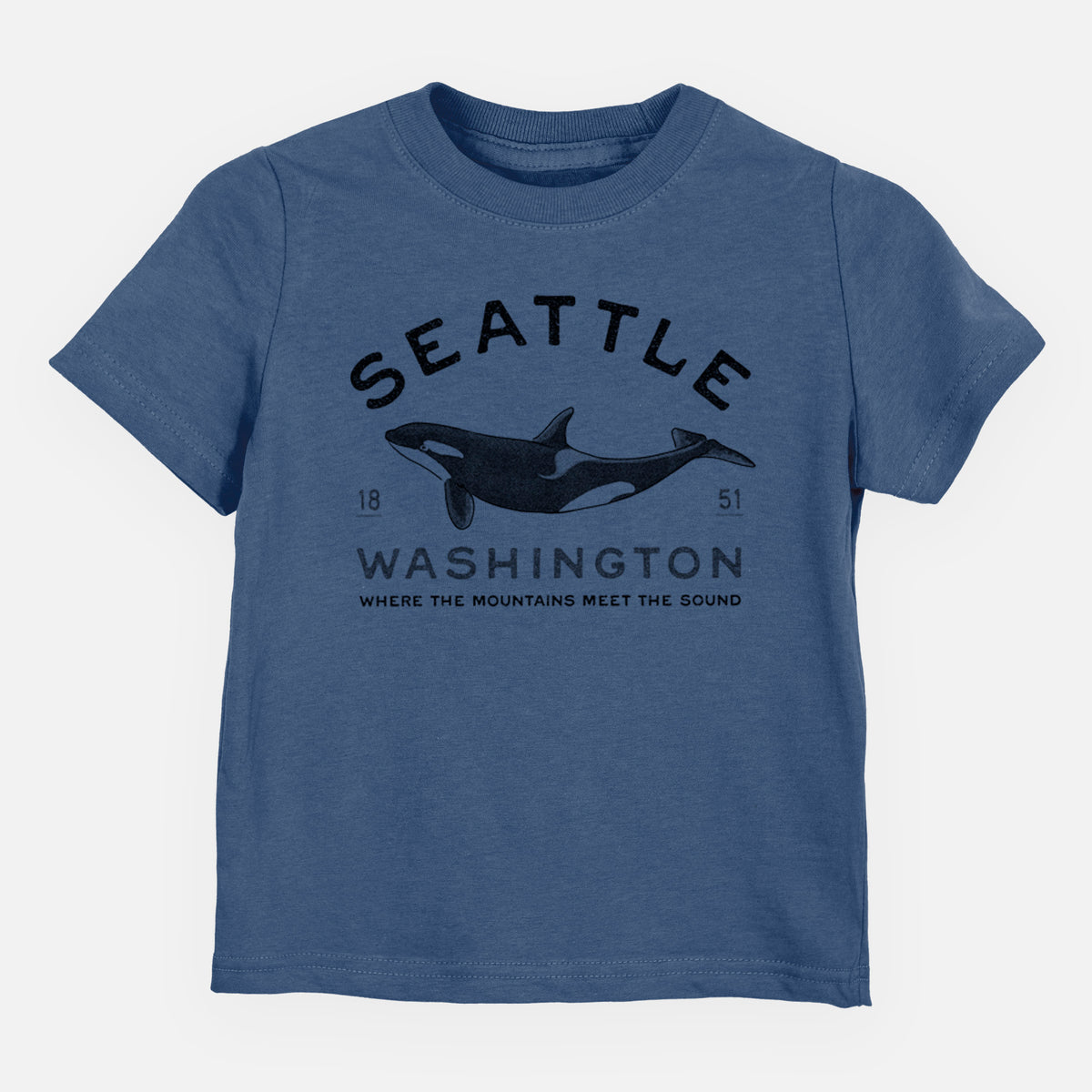 Seattle Washington - Orca - Toddler/Youth Shirt