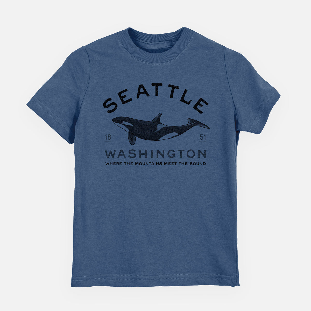 Seattle Washington - Orca - Toddler/Youth Shirt