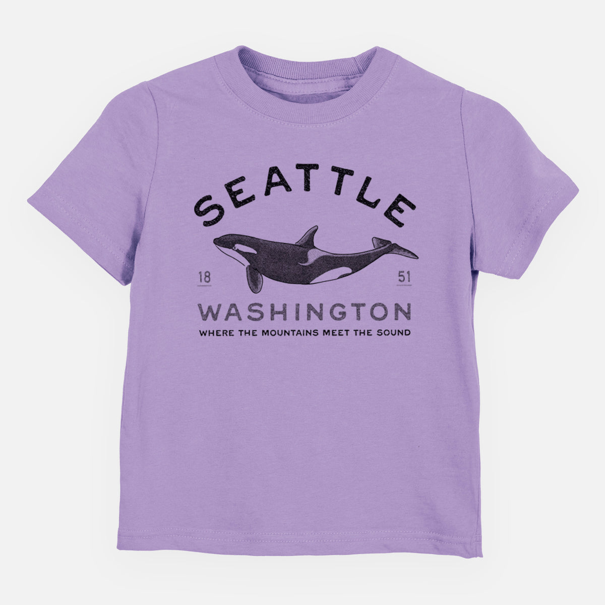 Seattle Washington - Orca - Toddler/Youth Shirt