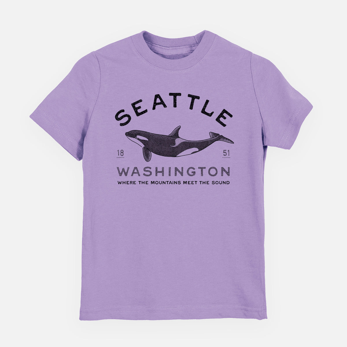 Seattle Washington - Orca - Toddler/Youth Shirt