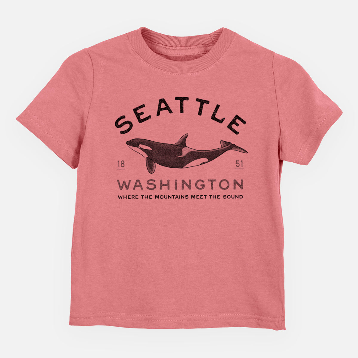 Seattle Washington - Orca - Toddler/Youth Shirt