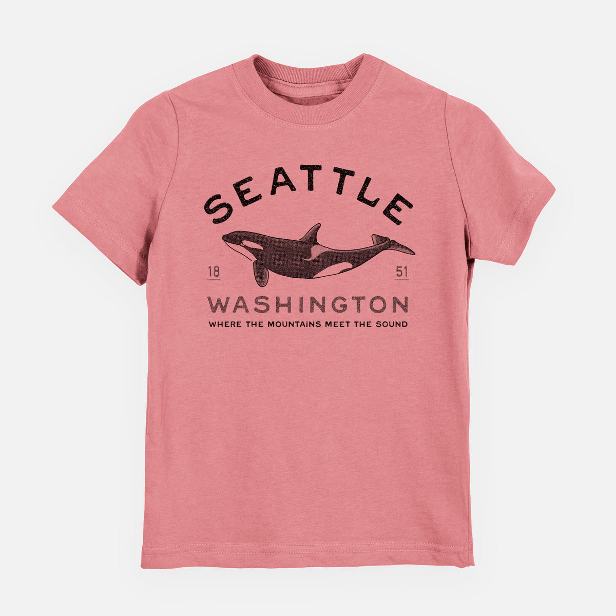 Seattle Washington - Orca - Toddler/Youth Shirt