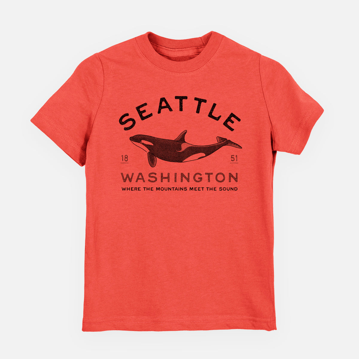 Seattle Washington - Orca - Toddler/Youth Shirt