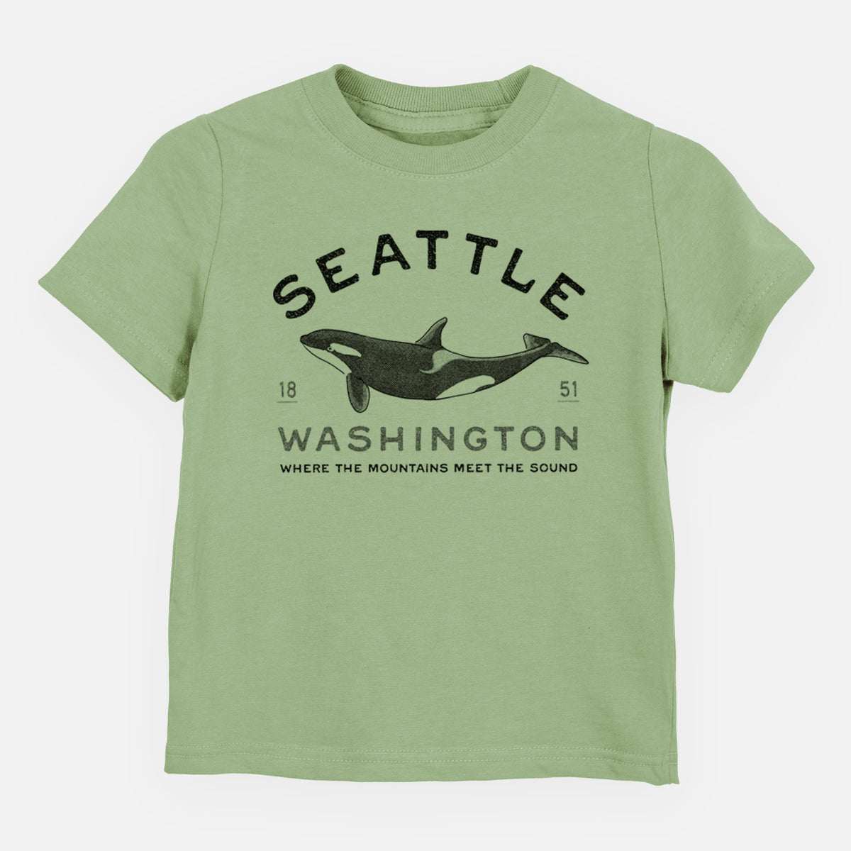 Seattle Washington - Orca - Toddler/Youth Shirt