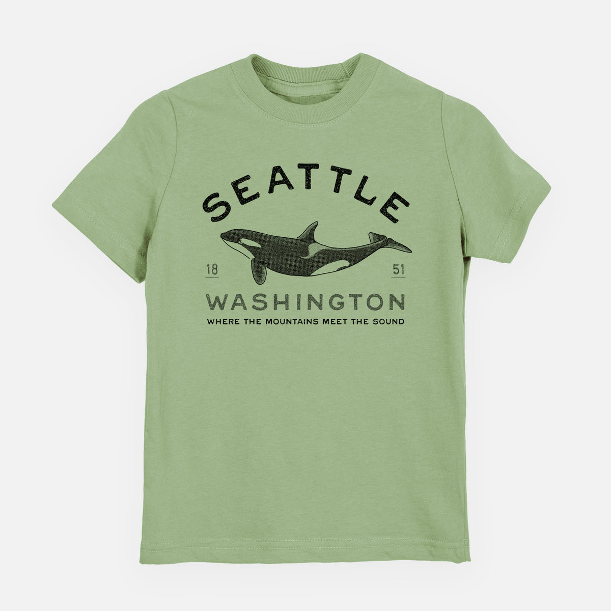 Seattle Washington - Orca - Toddler/Youth Shirt