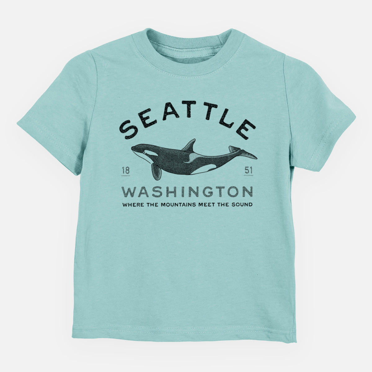 Seattle Washington - Orca - Toddler/Youth Shirt
