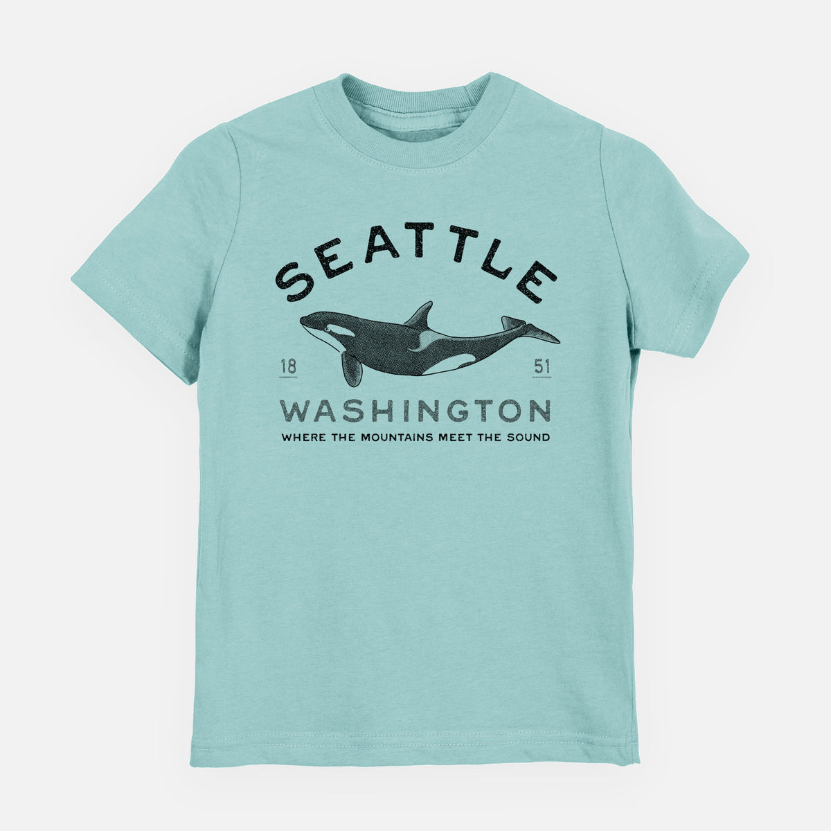 Seattle Washington - Orca - Toddler/Youth Shirt
