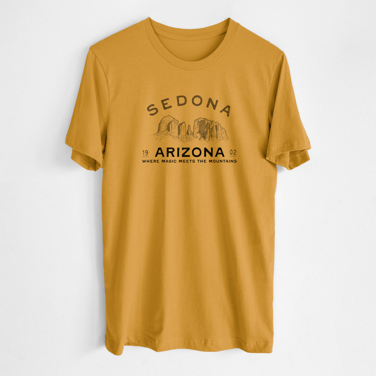 Sedona Arizona Cathedral Rock - Lightweight 100% Cotton Unisex Crewneck