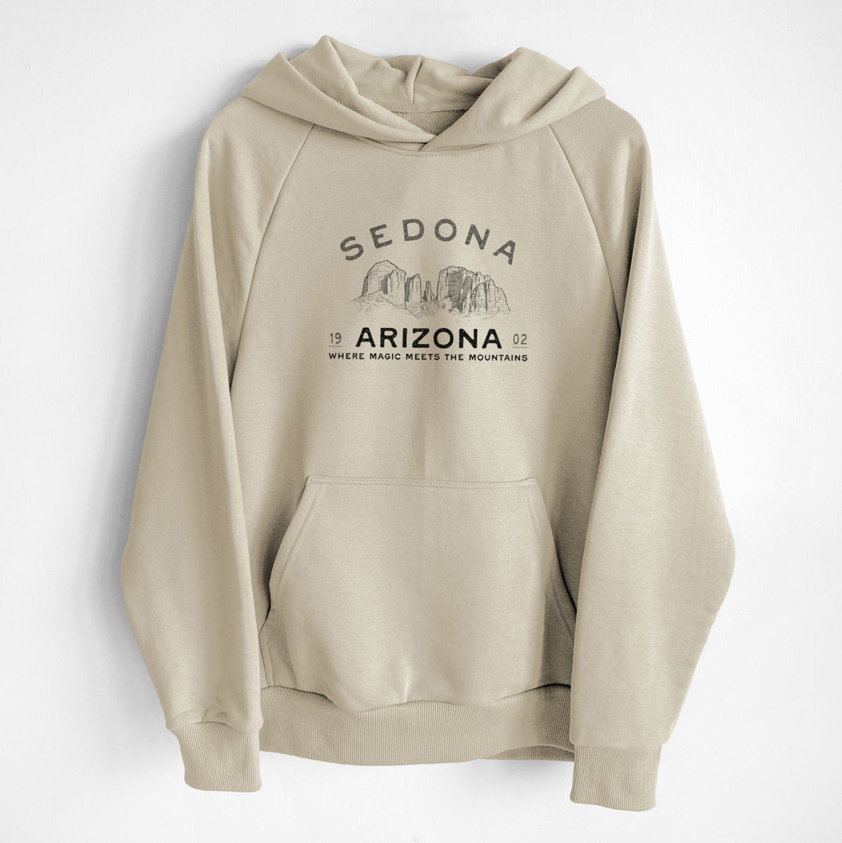 Sedona Arizona Cathedral Rock - UltraLuxe Heavyweight French Terry Hoodie